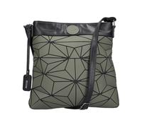 Rieker Damen Umhängetasche H1316-54 32×34×4 cm khaki/schwarz
