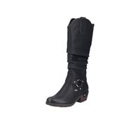 Rieker Damen Hochschaftstiefel 93670-00 schwarz Gr. 42