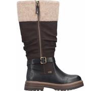 Rieker Winterstiefel 29053618-42 – Damen XL-Schaft Gr. 42 dunkelbraun/schwarz/beige