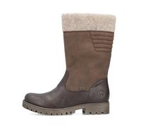Rieker Damen Hochschaftstiefel Slipper gefüttert nussbraun 42