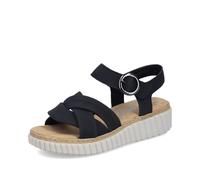 Rieker Damen Keilsandalen 63270, Frauen Sandalen