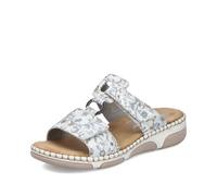 Rieker Damen Keilsandalen 66292, Frauen Sandalen,Sommerschuhe,Freizeitschuhe,offene Schuhe,Strandschuhe,Multi (90),41 EU / 7.5 UK