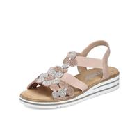 Rieker Keilsandalen V0613 Damen Altrosa Größe 42