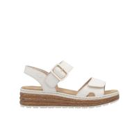 Rieker Damen Klassische Sandalen 62760, Frauen Sandalen,Freizeitschuhe,Sommerschuhe,offene Schuhe,Strandschuhe,beige (60),41 EU / 7.5 UK