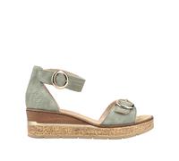 Rieker Damenschuhe 6378052 – grün, Gr. 37 EU