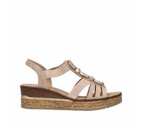 Rieker Damen Pantoletten 63778, Frauen Slipper,schluepfschuhe,Slip-ons,Backless Slipper,Mules,Gartenschuhe,Sommerschuhe,rosa (31),42 EU / 8 UK