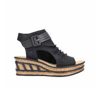 FSK Damen Sandalen schwarz/schwarz - Gr. - 41