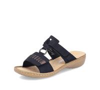 Rieker Damen Klassische Sandalen 60881, Frauen Sandalen,Sommerschuhe,Freizeitschuhe,offene Schuhe,Strandschuhe,schwarz (00),37 EU / 4 UK