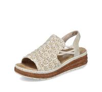 Rieker Keilsandaletten 62741-60 Beige Damen Größe 39