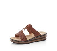 Rieker Damen Klassische Sandalen 629K9, Frauen Sandalen,Sommerschuhe,Freizeitschuhe,offene Schuhe,Strandschuhe,braun (24),38 EU / 5 UK