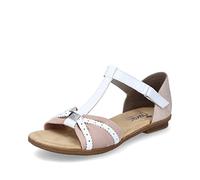 Rieker Damen Klassische Sandalen 64250, Frauen Sandalen,Sandaletten,bequem,Woman,Lady,Ladies,Sommerschuhe,Freizeitschuhe,rosa (92),36 EU / 3.5 UK