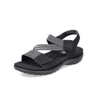 Rieker Damen Riemchensandalen 64870 Klassisch Schwarz Größe 40 EU