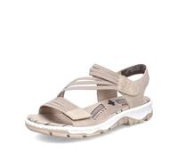 Rieker Damen Sandalen 68871 Klassisch Beige Größe 41