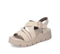 Rieker Damen-Sandalette Perl-Beige beige/schlamm40