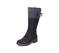 Rieker Damen Klassische Stiefel Z4765, Frauen Stiefel, wasserabweisend, riekerTEX,langschaftstiefel,gefüttert,Boots,schwarz (00),36 EU / 3.5 UK