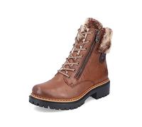 Rieker Damen Winterstiefel Braun Größe 38 Kunstleder/Textil