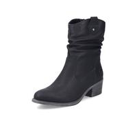 Rieker Damen Klassische Stiefeletten 73170, Frauen Stiefeletten,reißverschluss,gerafft,Boots,Stiefel,Bootee,Booties,schwarz (00),42 EU / 8 UK