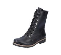Rieker Damen-Schnürstiefelette 73542-00 gefüttert Lederimitat Schwarz Größe 38