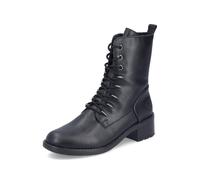 Stiefelette RIEKER "Rieker Stiefelette Lederimitat", Damen, Gr. 39, schwarz, Lederimitat, Schuhe (77559942-39) schwarz