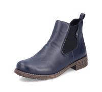 Rieker Damen Klassische Stiefeletten 79450, Frauen Stiefeletten, lose Einlage,Stiefel,Booties,halbstiefel,Kurzstiefel,blau (14),38 EU / 5 UK
