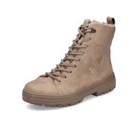 Rieker Schnürstiefelette Rieker Stiefelette Lederimitat - braun (camel) Damen Gr. 40