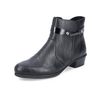 Rieker Damen Klassische Stiefeletten Y0783, Frauen Stiefeletten,übergangsschuhe,stiefel,bootee,booties,halbstiefel,schwarz (00),42 EU / 8 UK