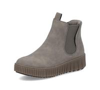 Rieker Damen Stiefeletten Morelia Y6150, lose Einlage, Grau, Größe 43 EU
