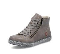 Rieker Damen Stiefeletten Z1221 – klassisch, grau, lose Einlage, Größe 36