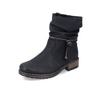Rieker Damen Klassische Stiefeletten Z6893, Frauen Stiefeletten,übergangsschuhe,Stiefel,Bootee,Booties,halbstiefel,schwarz (00),38 EU / 5 UK