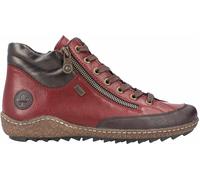 Rieker Damen Kurzstiefel Rot, Damen, Größe: 42, Material: Kunstleder/Textil