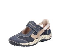 Rieker Damen L0575 Slipper, blau 14, 43 EU
