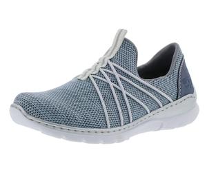 Rieker Damen L2227 Slip On Sneaker, Blau Adria Jeans L32k1 12, 36 EU