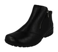 Rieker L4663 01 Damen Stiefelette Schwarz Schwarz 40