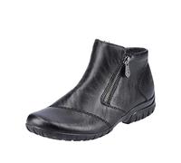 Rieker L4663 01 Damen Stiefelette Schwarz Schwarz 40