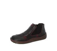 Rieker Damen-Stiefelette L8491 – Schlupf/Reißverschluss, Kaltfutter, Komfort – Schwarz Gr. 36