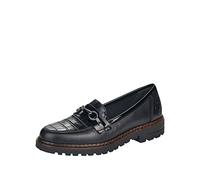 Rieker, Rieker Damen Loafers 54862, Damen, Schwarz, Größe EU 36