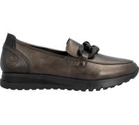 Rieker Damen Loafer Braun, Damen, Größe: 41, Material: Glattleder/Textil