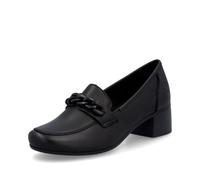 Rieker Damen Low-Top Sneaker 41660, Frauen Halbschuhe,Freizeitschuhe,Turnschuhe,Laufschuhe,straßenschuhe,Strassenschuhe,schwarz (00),39 EU / 6 UK