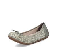 Rieker Damen Halbschuhe 43850 Grün Kombi (52) lose Einlage Gr. 37