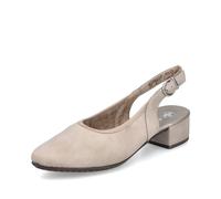 Rieker Damen Low-Top Sneaker 47060, Frauen Halbschuhe,Freizeitschuhe,Turnschuhe,Laufschuhe,straßenschuhe,Strassenschuhe,beige (62),43 EU / 9 UK