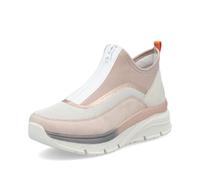 Rieker Damen Low-Top Sneaker 48053, Frauen Halbschuhe,lose Einlage,Laufschuhe,schnürschuhe,schnürer,Plateausohle,Turnschuhe,rosa (31),38 EU / 5 UK