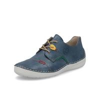 Rieker Damen Low-Top Sneaker 52528, Frauen Halbschuhe,straßenschuhe,Strassenschuhe,Sportschuhe,Freizeitschuhe,Turnschuhe,blau (14),42 EU / 8 UK