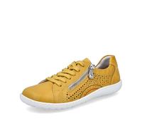 Rieker Damen Low-Top Sneaker 52824, Frauen Halbschuhe,straßenschuhe,Strassenschuhe,Sportschuhe,Freizeitschuhe,Turnschuhe,gelb (68),42 EU / 8 UK