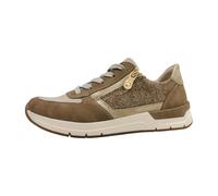Rieker Damen Low-Top Sneaker 58902, Frauen Halbschuhe, lose Einlage,Turnschuhe,Laufschuhe,schnürschuhe,schnürer,beige (64),40 EU / 6.5 UK
