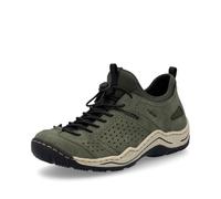 Rieker Damen Low-Top Sneaker L0574, Frauen Halbschuhe, lose Einlage,Sportschuhe,Freizeitschuhe,Turnschuhe,Laufschuhe,grün (54),41 EU / 7.5 UK