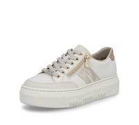 Rieker Plateausneaker M1912 Damen Weiß/Creme Leder & Lederimitat Gr. 41