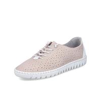 Rieker Damen Halbschuhe M2356 lightrose/weiss Gr. 39