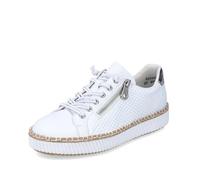 FSK Damen Halbschuhe weiss/silver - Gr. - 42
