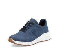 Rieker Damen Sneaker M4903 – Low-Top, lose Einlage – Blau, Gr. 38 (EU)