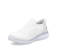 Rieker Slip-On Sneaker Ready2GO Damen Weiß Gr. 38 Textil/Lederimitat sportlich MemoSoft